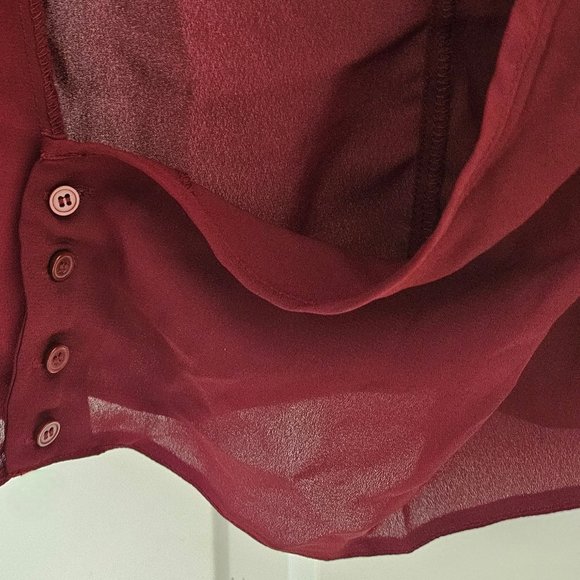 Venus Long Sleeve Wrap Top Side Tie - Picture 3 of 5